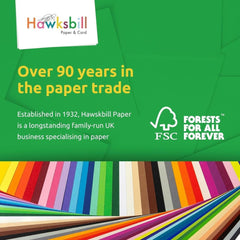 Hawksbill A4 White Card 160Gsm-50 Pack A4 White Cardstock for Printing Card