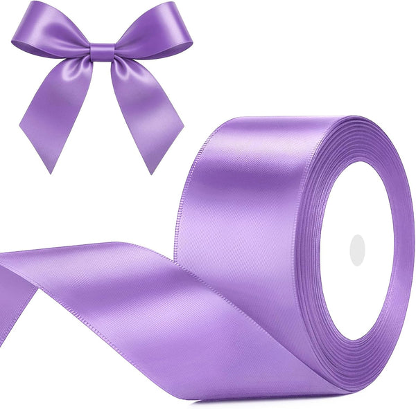 G2PLUS White Stain Ribbons - 22M Thick Fabric Gift Wrap Ribbons for Crafting, Wedding & Valentine'S Day Decoration