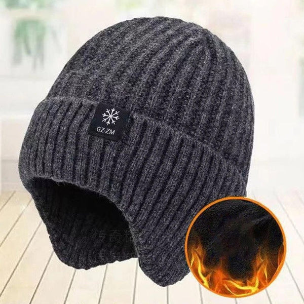 Men'S & Women'S Flocked Beanie Winter Hat with Elastic - Lightweight Warm Ski for Cold Weather, All-Season Outdoor & Casual Use, Unisex Snug Fit, & Navy, Durable Flocking Technology, No Batteries/Electronics, Versatile for Skiing