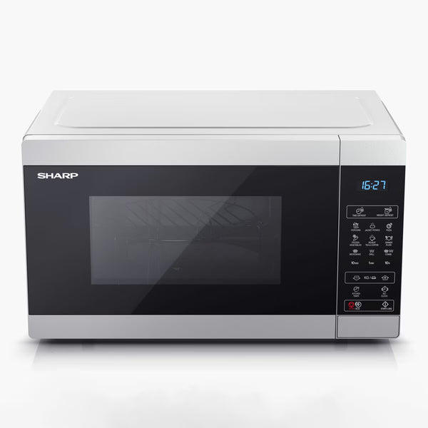 Sharp 28 Litre 900W Digital Microwave with 1100W Grill, YC-MG81U-S
