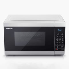 Sharp 28 Litre 900W Digital Microwave with 1100W Grill, YC-MG81U-S