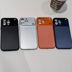 Phone Case: Premium Case for iPhone with Glass Large Window Design for iPhone 15 Pro And 17 Series Minimalist Protective Cover Stylis