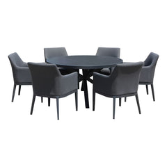 Bramblecrest St Lucia 7 Piece Upholstered Dining Set