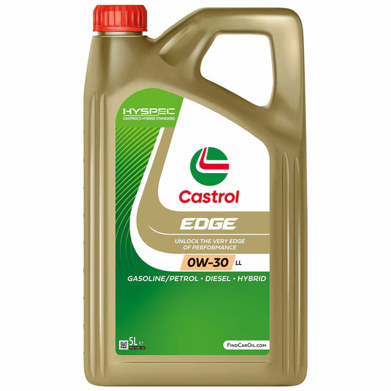Castrol EDGE 0W-30 LL Fully Synthetic Engine Oil, 5L