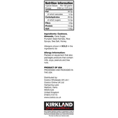 Kirkland Signature Cashew Clusters with Almonds & Pumpkin Seeds, 907G