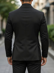Tongtongbang Selection: Men's High-End New Style 2-Piece Suit Set (Jacket and Trousers) Suitable for Formal Occasions and Banquets