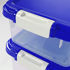Taylor & Brown 3-Piece 50L Airtight Pet Food Storage Container Combo with Scoop and Treat Box for Dog Cat and Bird Food, Keep Pests Out, Translucent Body, Easy Mobility