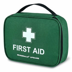 220pcs Premium First Aid Kit Bag - Includes Cold (Ice) Packs, Burn Gel, Eyecare, Emergency Blanket, Plasters and Bandages for Home, Office, Car, Caravan, Workplace, Travel, Holidays and Sports
