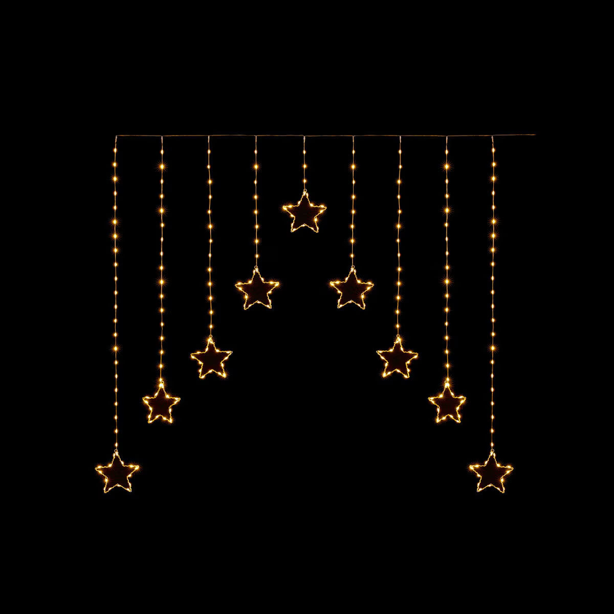 Premier 1.2M X 1.2M Flexibright Snowflake / Star V-Curtain