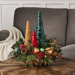 20 Inch (51Cm) Pre-Lit Centrepiece with 35 LED Lights