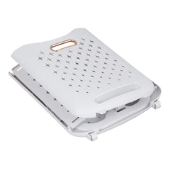 Three-Tier Laundry Basket with Wheels and Handle, Collapsible and Foldable Plastic Clothes Storage Bin, Portable Bathroom Storage Rack, Multifunctional Kitchen Organizer Basket. Compact Design, Sturdy and Durable. Dimensions: 39cm W x 29cm D x 115cm H.