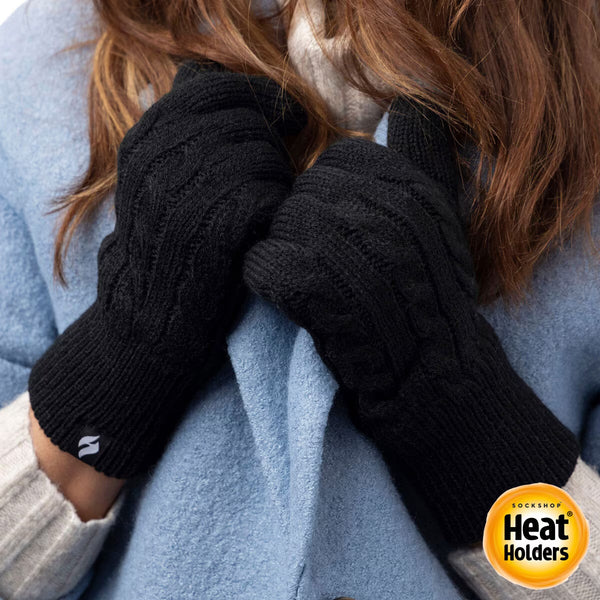 Heat Holders Ladies Original Thermal Gloves 2 Pack in Cream