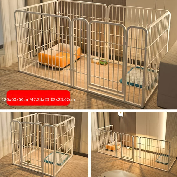 6 Panels Dog Pen | Pet Puppy Playpen Metal Exercise Play Fence for Indoor and Outdoor Use
