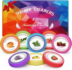 Birthday Gifts for Women: Linkax 8 Pcs Shower Steamers Aromatherapy Bath Bombs SPA Self Care, Small Relaxation Thank You Gifts for Women Men Mum, Christmas Stocking Fillers Stuffers for Teen Girls