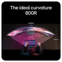LG Ultragear 45 Inch 165Hz WUHD Curved OLED Gaming Monitor, 45GX950A-B.AEK
