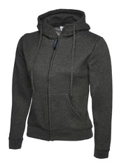 Uneek Clothing UC505 Ladies Classic Full Zip Hooded Sweatshirt - Double Fabric Hood | Brushed Lining, Casual Top for Women | Suitable for Everyday or Work Wear