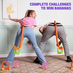 MCMILLER ENTERTAINMENT It’S Bananas! the Monkey Tail Game – Funny Family & Party Game for Kids & Adults | Hilarious Gift for Birthday, Christmas, Bachelorette, Thanksgiving, White Elephant