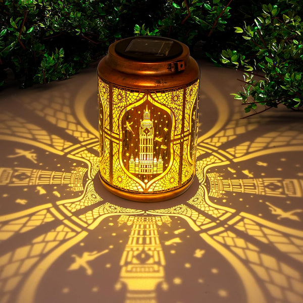 Christmas Gifts for Women Birthday ,Hummingbird Solar Lanterns Garden Ornaments Outdoor, Unique Gifts for Mum Grandma Women, Metal Solar Lanterns outside for Yard, Patio, Backyard, Porch