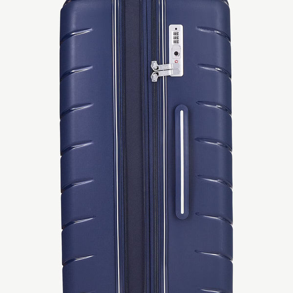 Rock Prime 3 Piece Hardside Luggage Set in Navy