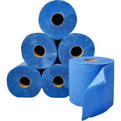 6 x Centrefeed Blue Rolls | 2 Ply Embossed Paper Towels | 110m | Strong & Absorbent | UK Supplier | Perfect for Commercial & Kitchen Use Cleaning