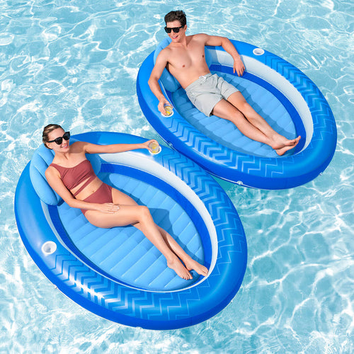 H2OGO! Comfort Plush Cove Lounger, 2 Pack