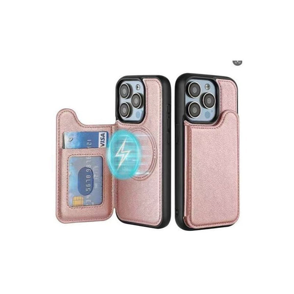 Few Millions Convenience Pro Magnetic Wallet Case - Secure Credit Card Holder, Full-Body Protection & Wireless Charging Support for Apple