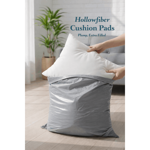 Square Cushion Pads Deep Fill Inner Insert Hollowfiber Filled Cushions