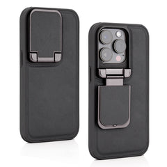 Shockproof Phone Case for iPhone 17 Pro Max Synthetic Faux Leather Cover Integrated Camera Protector Full Edge Protection Non-Slip Comfort Grip