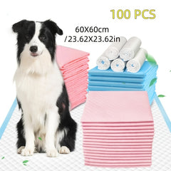 100 Disposable Pet Diapers Highly Absorbent Puppy Training Pads 45x60 Christmas Ornaments 60x60 Leak-proof Quick-drying Design 60x90 Pet Deodorant Diapers for Potty Training Make a Great Christmas Gift