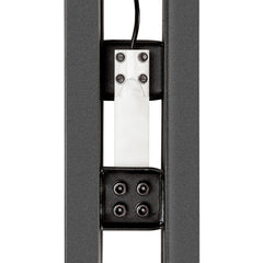 100kg deep gray high-precision electronic platform scale, iron material platform scale, 30 * 40cm tabletop, 50g division value, storage of 5 unit prices and 99 accumulations, supermarket and vegetable market logistics weighing, commercial scale.