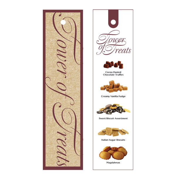 Festive Tower of Treats in Red Design, 2.2Kg