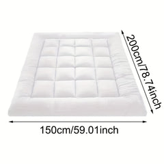 Super Soft 4Inch/ 10 Cm Deep Fill Mattress Topper Luxury Quilted Bed Pad With Elastic Corners Breathable, Durable, Machine Washable, Ideal For Single, Double, King Super King UK Bed Size
