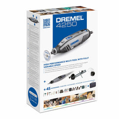 Dremel 4250 Multi-Tool Kit with 3 Attachments, 45 Accessories & EZ Wrap Case