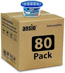 ANSIO Dehumidifier 500Ml Pack of 10 Condensation Remover Moisture Absorber Dehumidifiers for Damp, Mould, Moisture in Home, Kitchen, Wardrobe, Bedroom