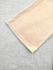 European and American Spring/Summer New Fashion Women's Bottoms: Flared Straight-Leg Pants with Classic English Text Print, Daily Casual Butt-Lifting Peach Butt Long Pants, Three-Piece Set