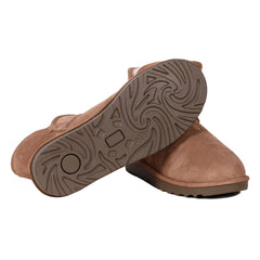 Kirkland Signature Ladies Shearling Boot in Chestnut