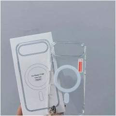 Clear Magnetic Phone Case Compatible with iPhone 17 Series (17, 17 Pro, 17 Air, 17 Pro Max) | Transparent Shockproof TPU Cover | Slim Protective Phone Accessory