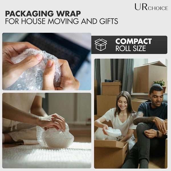 Bubble Roll 1000 mm x 75 m – Bubble Packaging Roll, Thick Polythene Roll for Moving, Packing & Shipping, Strong Cushioning for Fragile Items, Home, Office & Warehouse Use