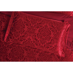 3 Piece Velvet Quilted Bedspread Set Jacquard Damask Bed Cover with Pillow Shams | Luxury Soft Polyester Bedspread for Double King Super King Beds | Modern Elegant Bedroom Bedding Set