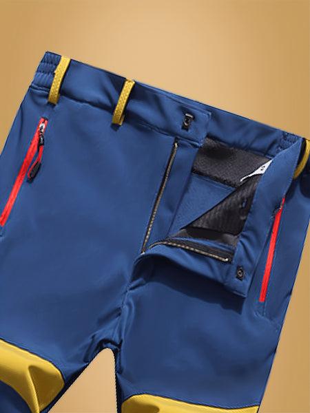 Autumn And Winter Outdoor Fleece Warm Elastic Assault Pants Men'S Soft Shell Trousers Wear-Resistant Hiking Pants