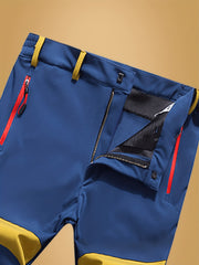 Autumn And Winter Outdoor Fleece Warm Elastic Assault Pants Men'S Soft Shell Trousers Wear-Resistant Hiking Pants