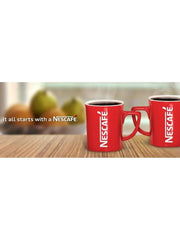 Nescafé Iconic Stylish Modern Red Tea & Coffee Mug | New 2026 Style | 6 Pack