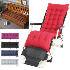 Garden Bench Cushion Chair Cushion, Sun Lounger Cushion Pads 160*50*8cm Thick Garden Recliner Chair Replacement Anti-Slip Cushion Sunbed Cushion 2 3 Seater Seat Pad for Porch Swing Patio Lawn Various Colour Options