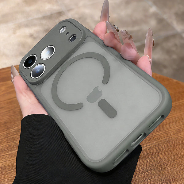 Phone Case: Luxury Ultra-thin Non-slip Durable Shockproof Phone Case for iPhone 17 Air 16 15 14 13 12 11 Pro Max Plus Translucent Frosted Matte Magnetic Wireless Charging Induction Protect Cover Hard Black Blue Grey Cases