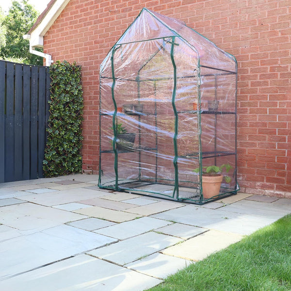 Greenhouse Indoor/Outdoor Use PVC Material Perfect to Storge Flower Pots, Plants