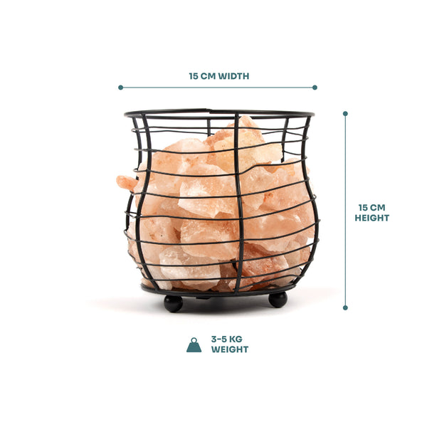 Fire Pit Lamp – Rustic Glow & Air Purification