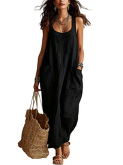 2026 Summer New Arrival: Casual, Chic, Pocketed, Strapless Maxi Dress