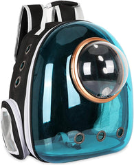 Sipobuy Pet Space Capsule Backpack, Small Medium Cat Puppy Dog Carrier, Transparent Breathable Heat Proof, Pet Carrier for Travel Hiking Walking Camping (Pink)