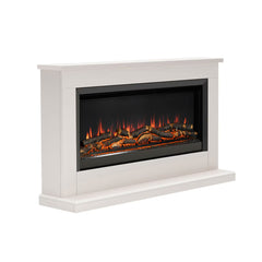 Flare Hansford Grande Electric Fireplace Suite in Cream, 2Kw