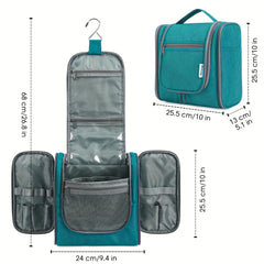 Hanging Toiletry Bag for Women Travel Makeup Bag Organizer Toiletries Bag for Cosmetics Essentials Accessories Best Toiletry Bag for International Travel Large Capacity Makeup Organizer Bag, Christmas Gift